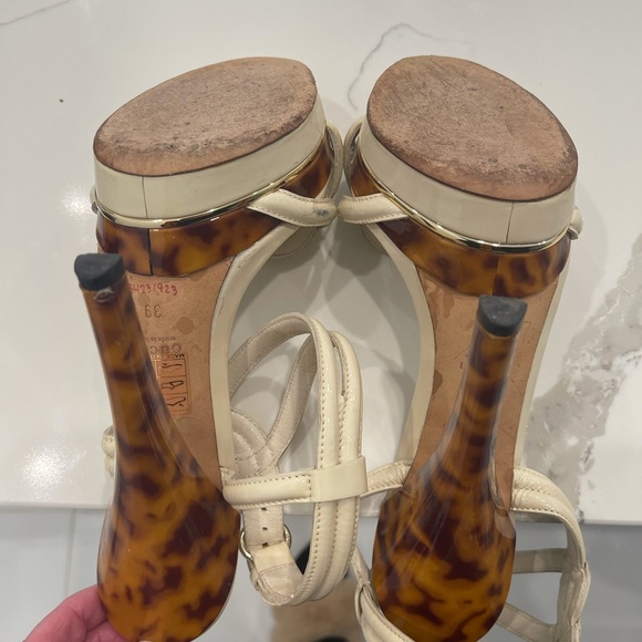 GUCCI platform tortoise shell sandals - Picture 2 of 7